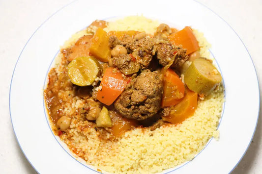 Bouillon - avec couscous (pour 2 personnes)