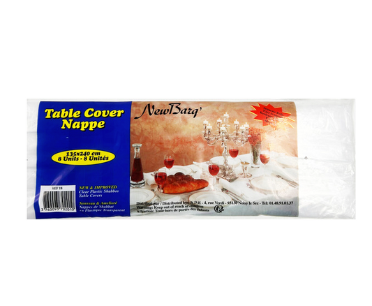 Nappes plastiques en sachet 135x240cm