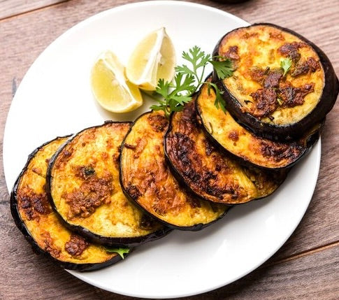 Aubergines frites au paprika