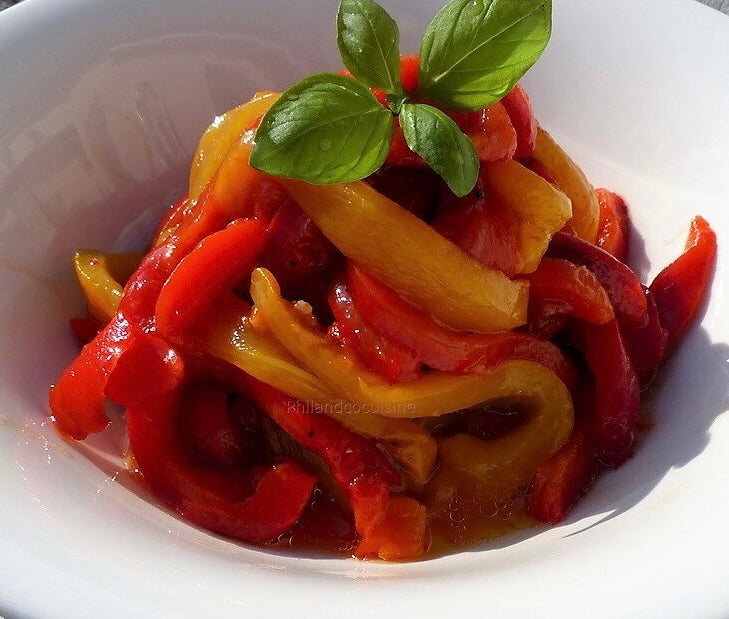 Poivrons marinés