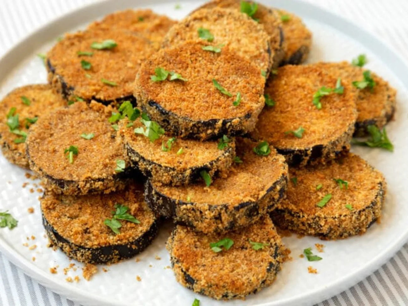 Aubergines frites